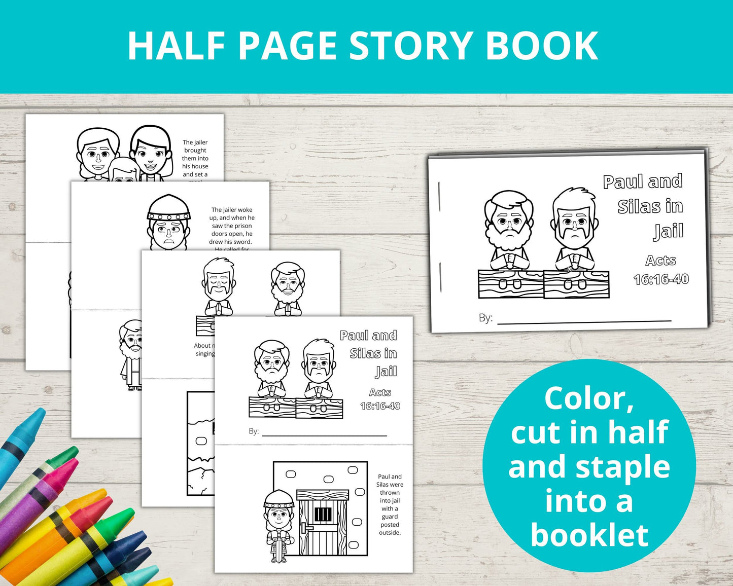 Paul and Silas Printable Activity Pack