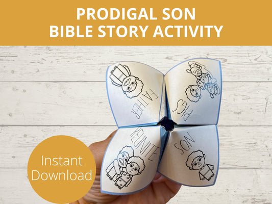 Prodigal Son Printable Cootie Catcher