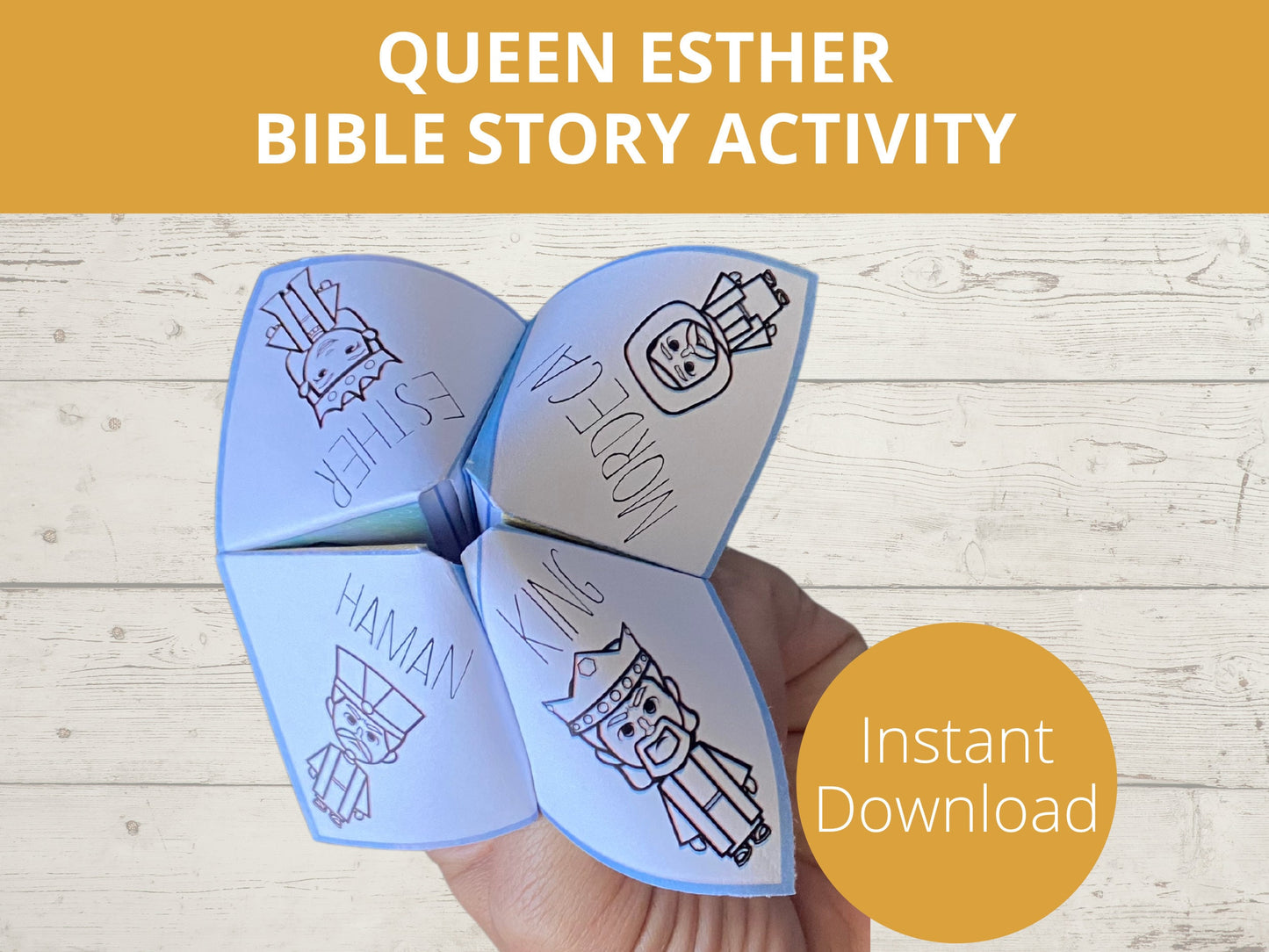 Queen Esther Printable Cootie Catcher