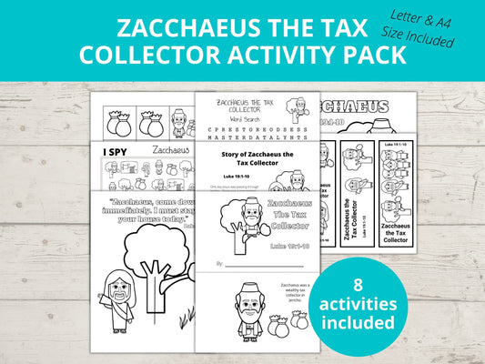 Zacchaeus Printable Activity Pack