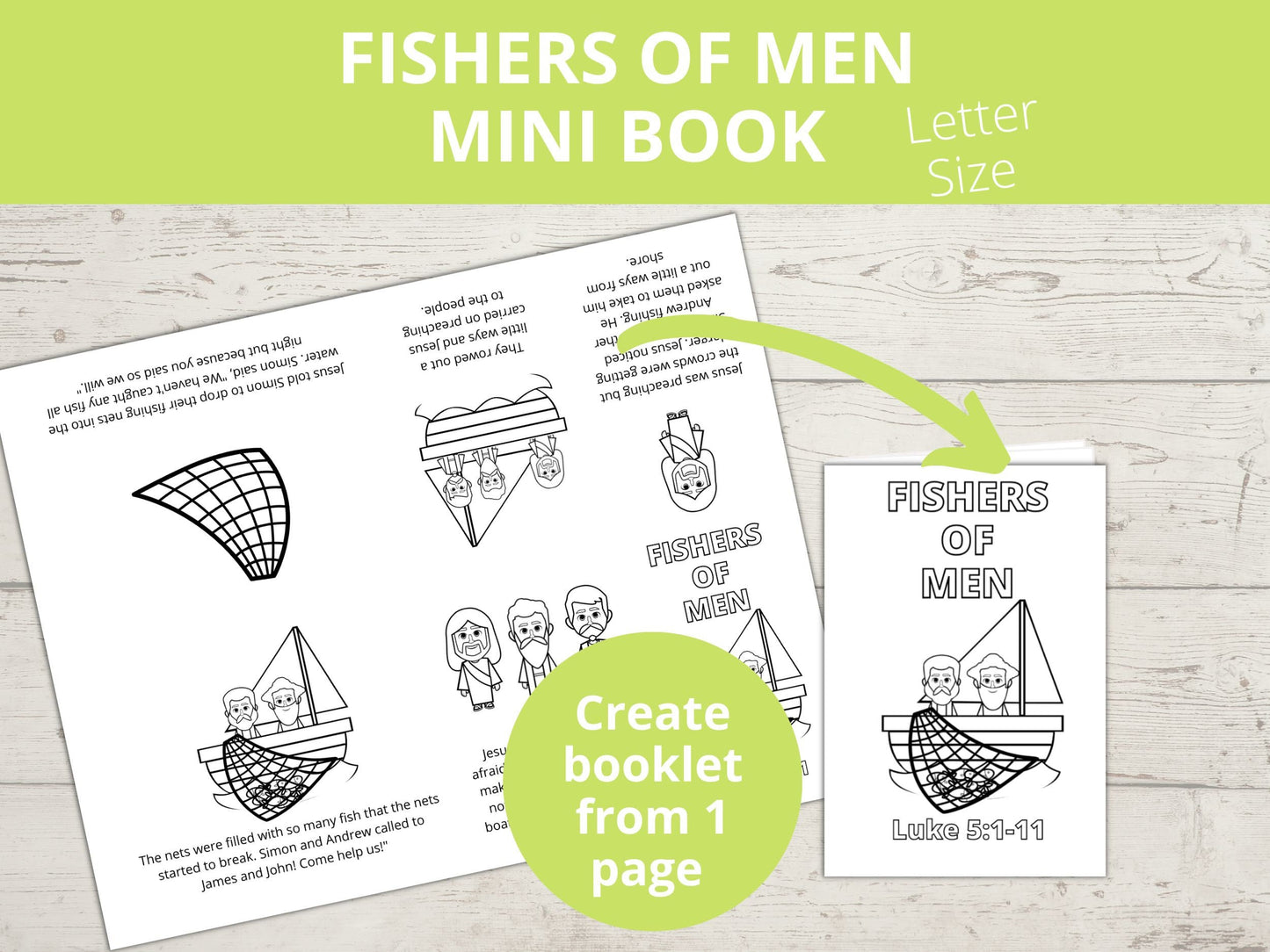 Fishers of Men Printable Mini Book