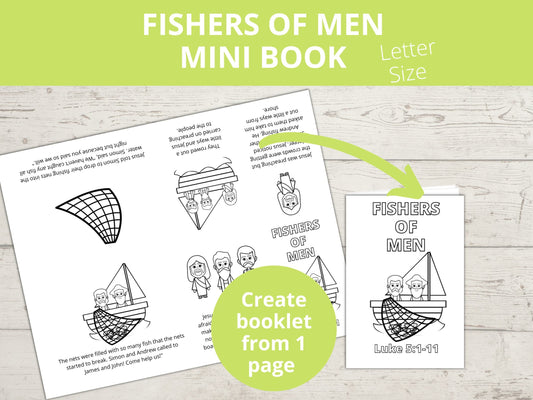 Fishers of Men Printable Mini Book