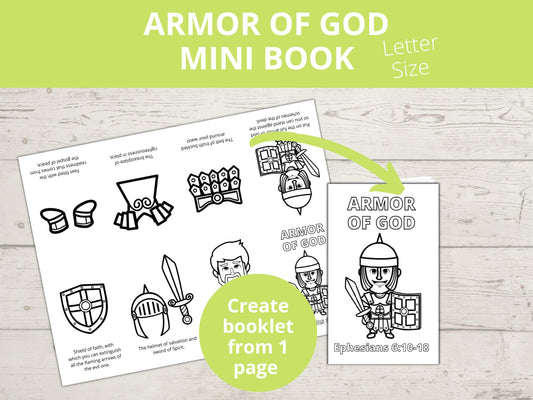 Armor of God Printable Mini Book