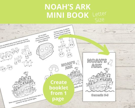 Noah's Ark Printable Mini Book