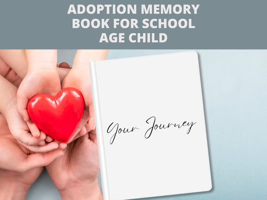 Adoption Memory Book for School Age Child