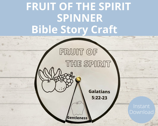 Fruit of the Spirit Printable Spinner