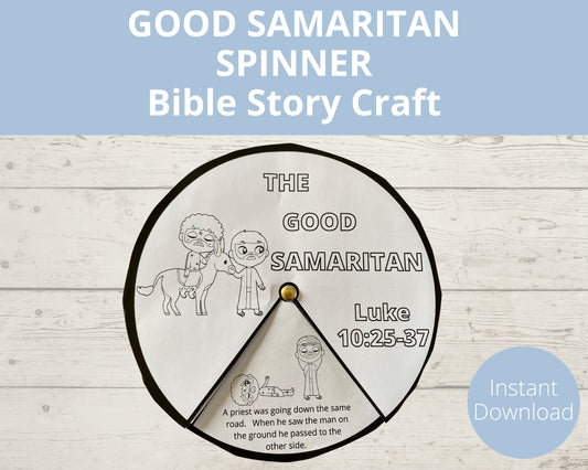 Good Samaritan Printable Spinner