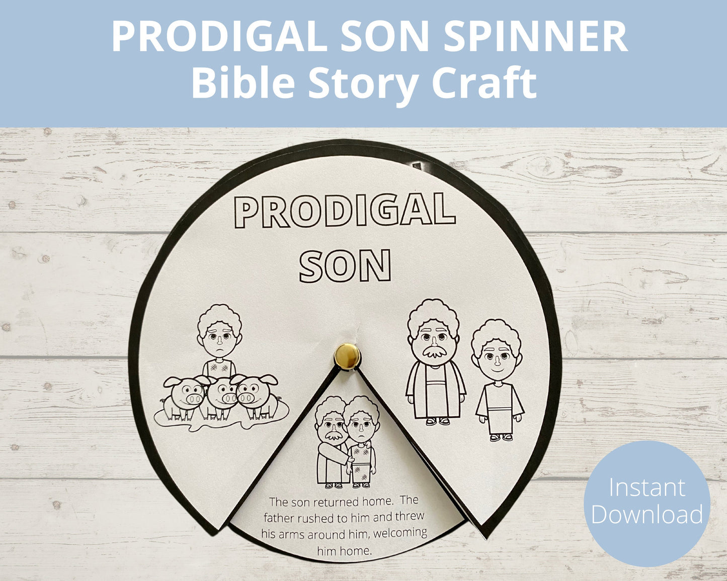 Prodigal Son Printable Spinner