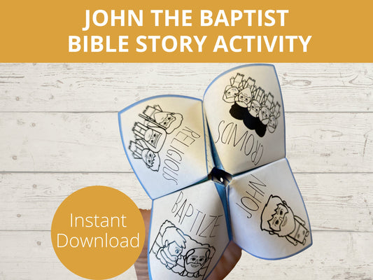 John the Baptist Printable Cootie Catcher