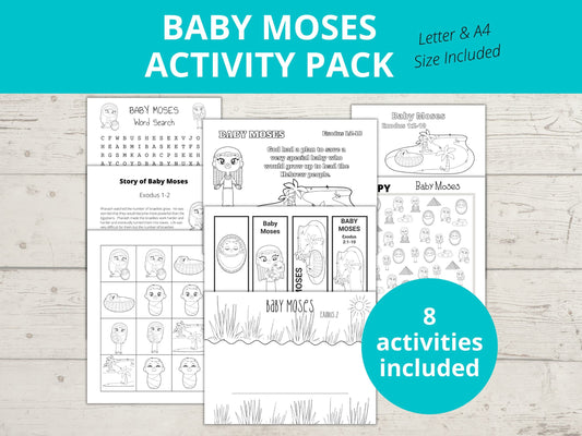 Baby Moses Activity Pack