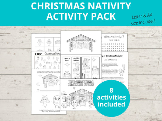 Christmas Nativity Printable Activity Pack