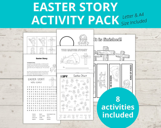 Easter Story Printable Activity Pack