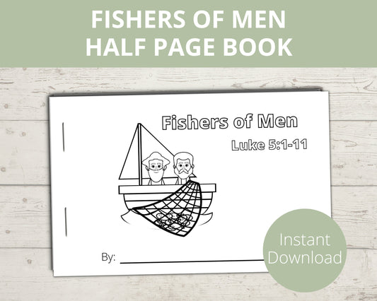 Fishers of Men Printable Half Page Book