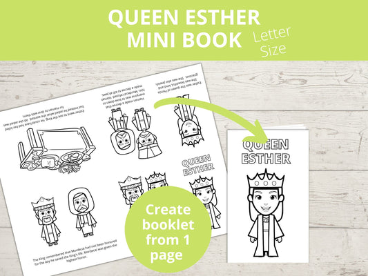 Queen Esther Printable Mini Book