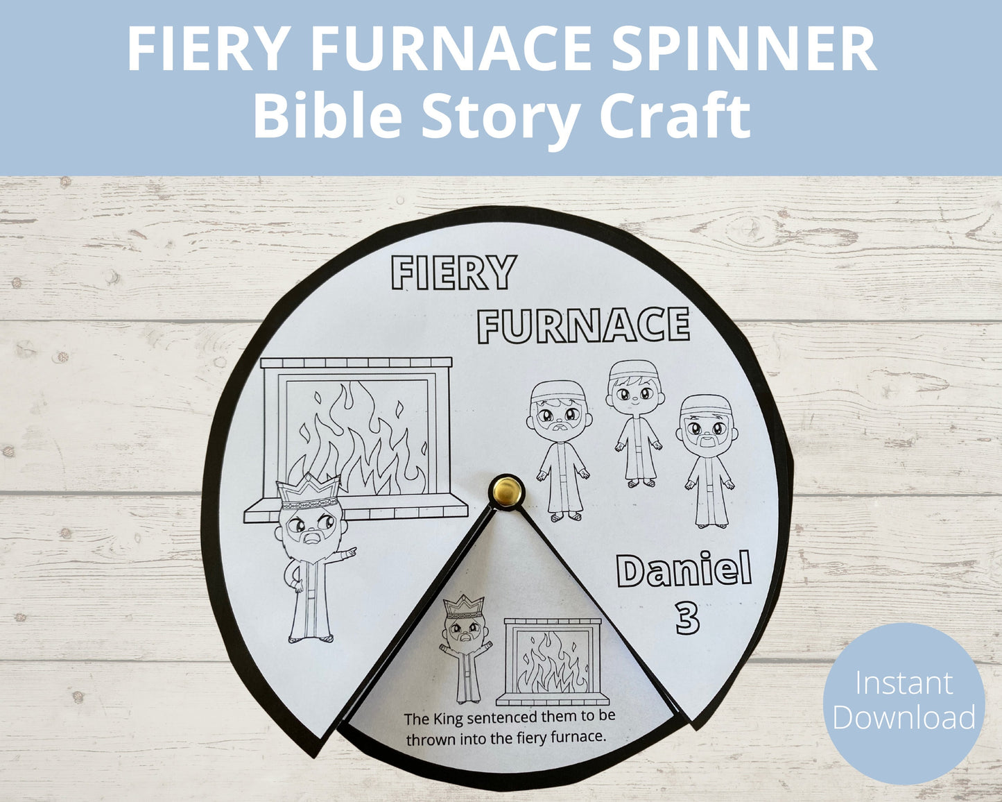 Fiery Furnace Printable Spinner