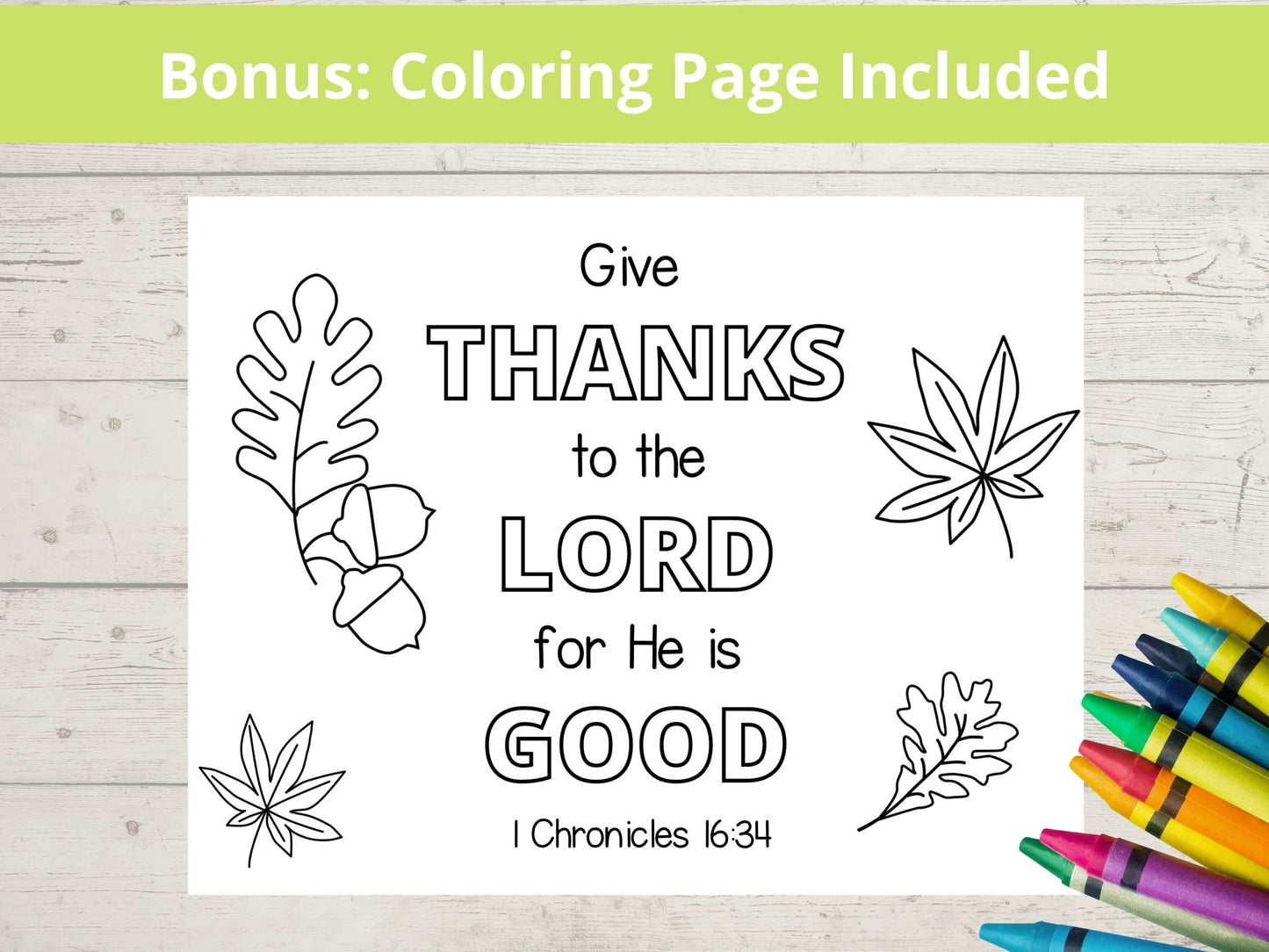 I am thankful for Printable Mini Book