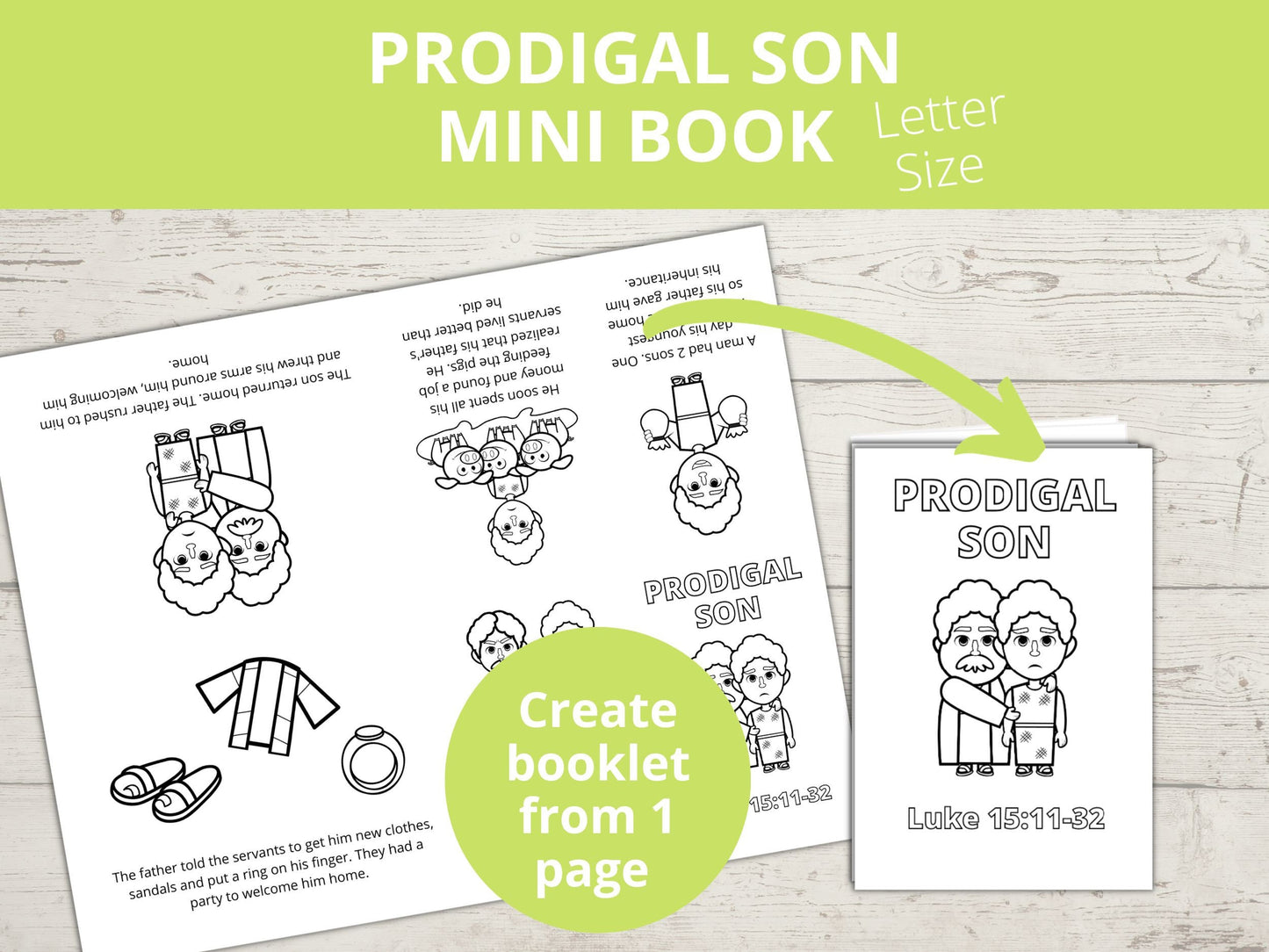 Prodigal Son Printable Mini Book