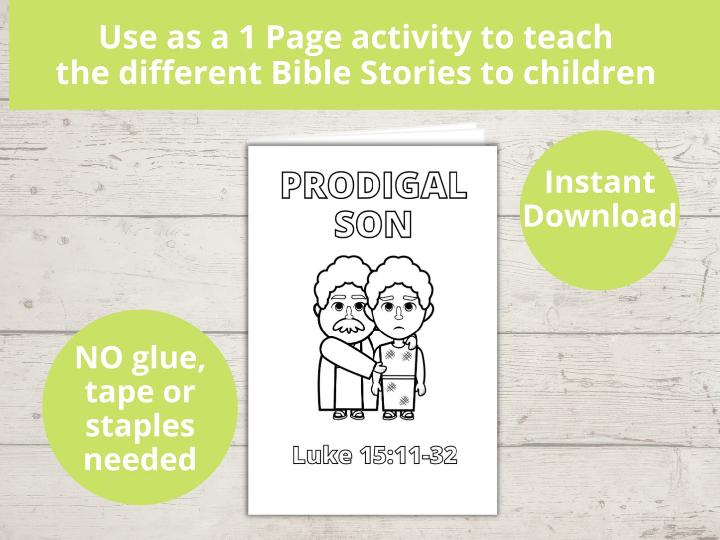 Prodigal Son Printable Mini Book