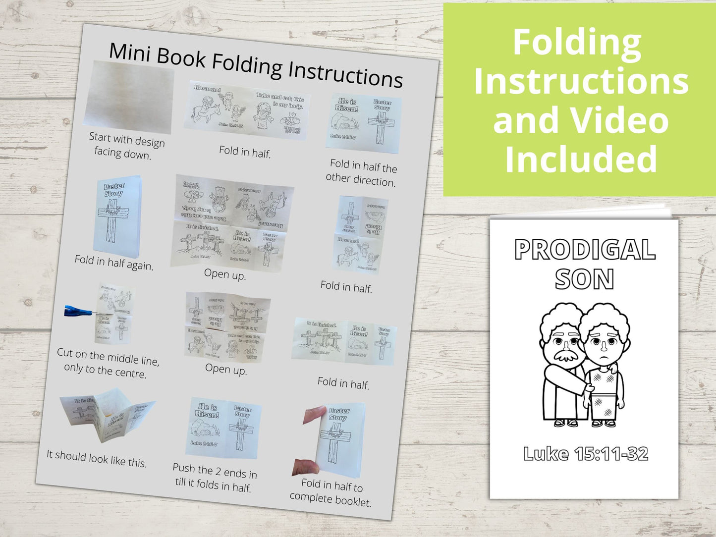 Prodigal Son Printable Mini Book