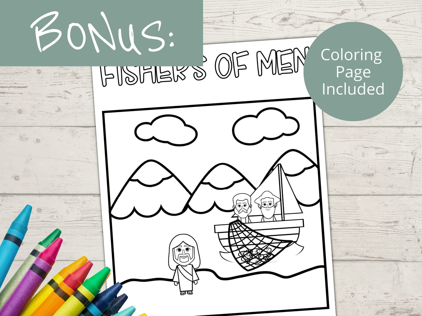 Fishers of Men Printable Activity Page