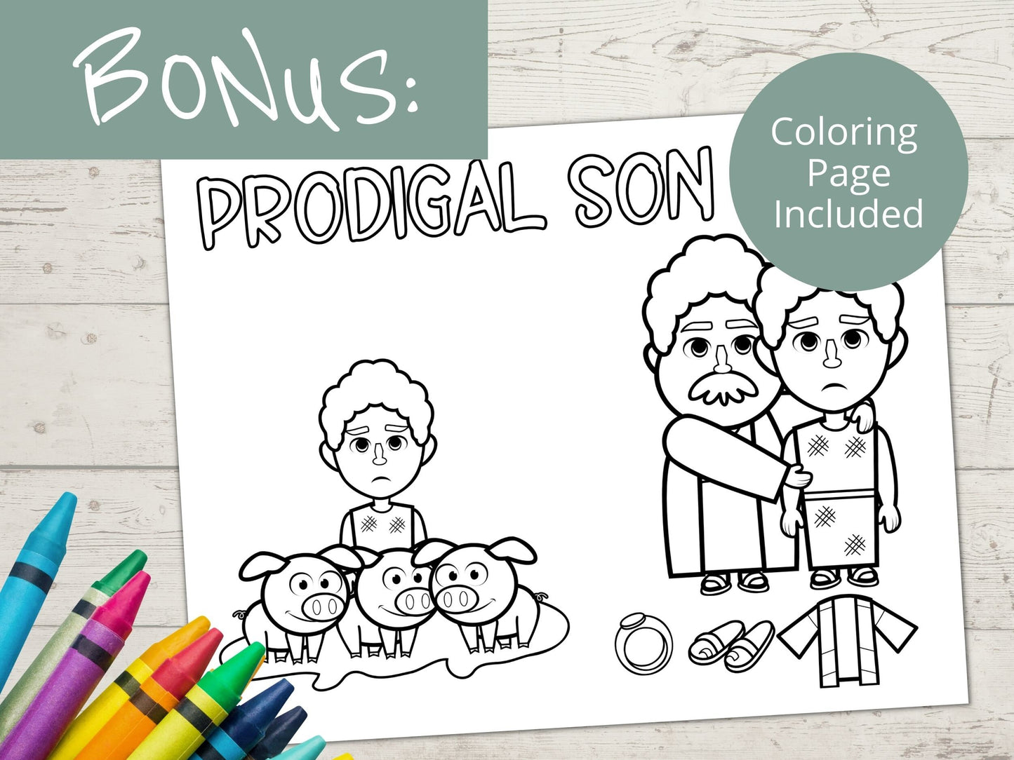 Prodigal Son Printable Activity Page