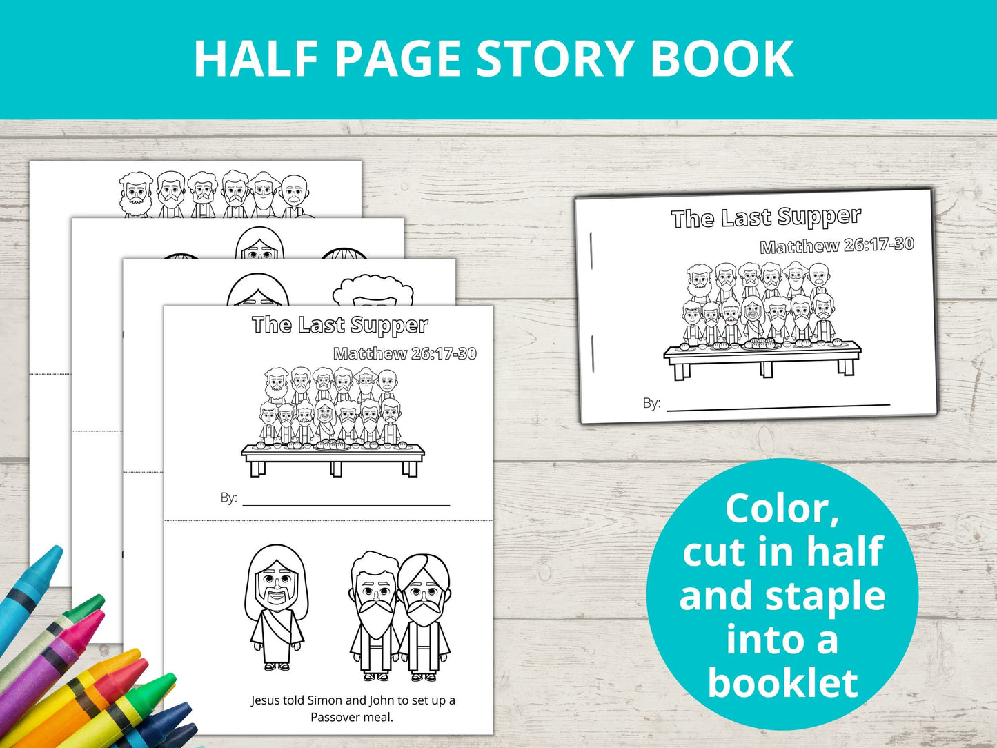 Last Supper Printable Activity Pack