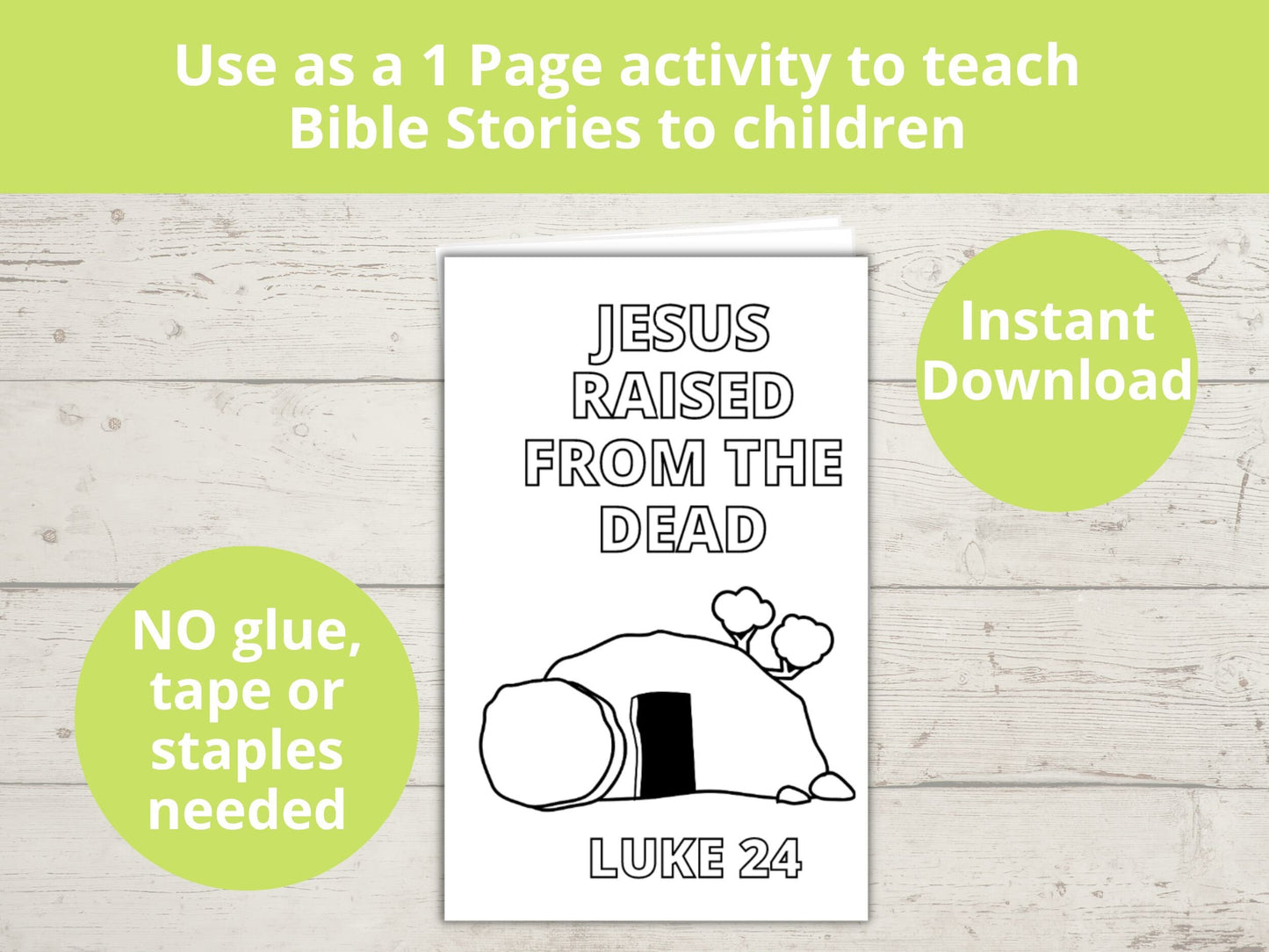 Jesus is Raised from the Dead Printable Mini Book