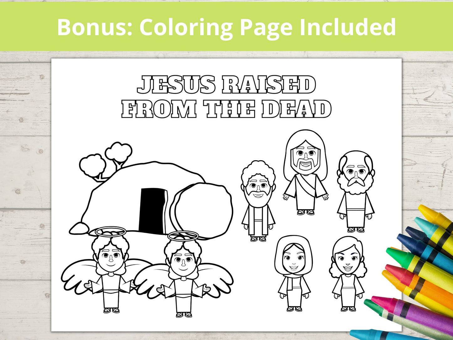 Jesus is Raised from the Dead Printable Mini Book