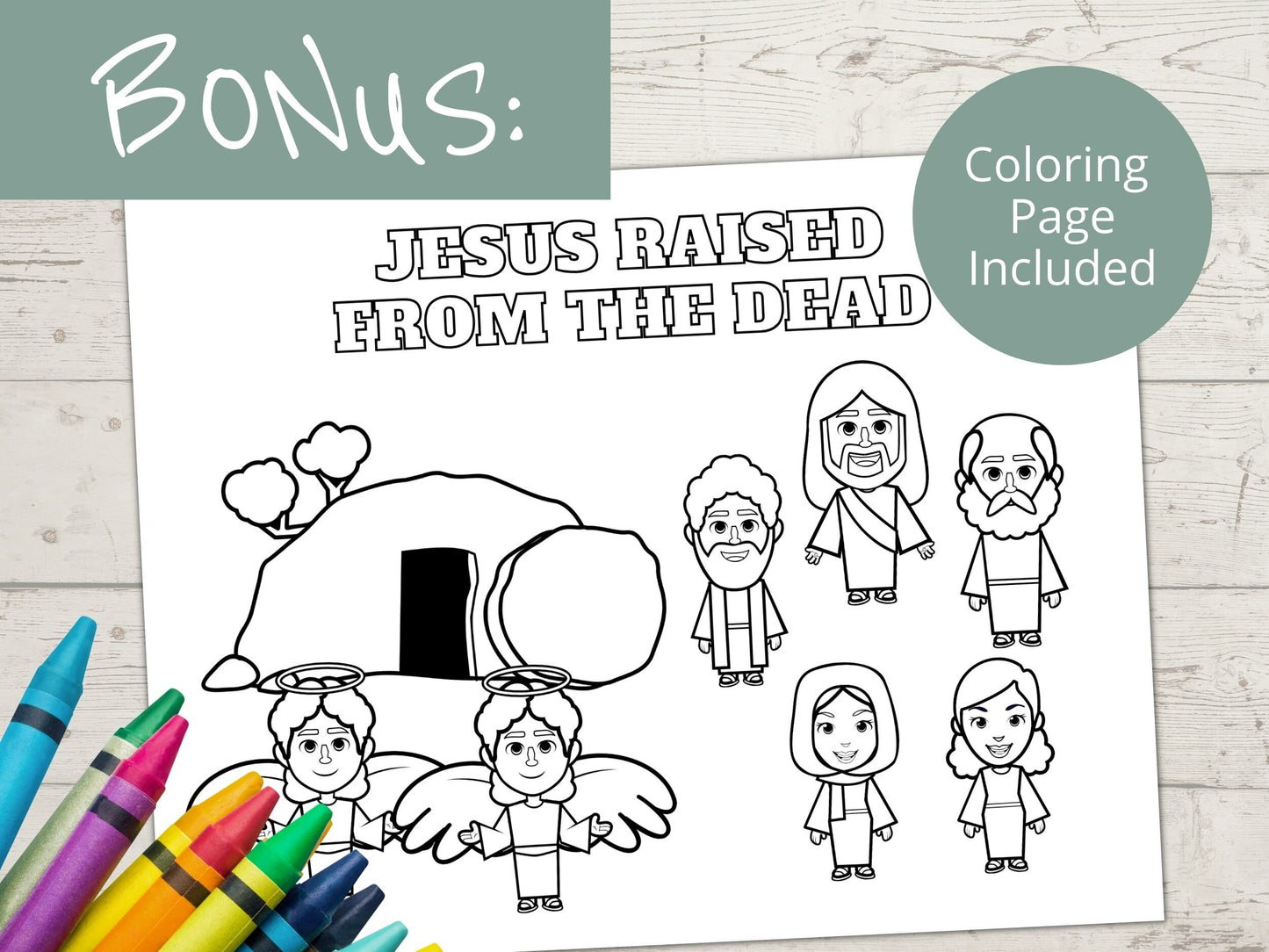 Jesus is Raised from the Dead Printable Activity Page