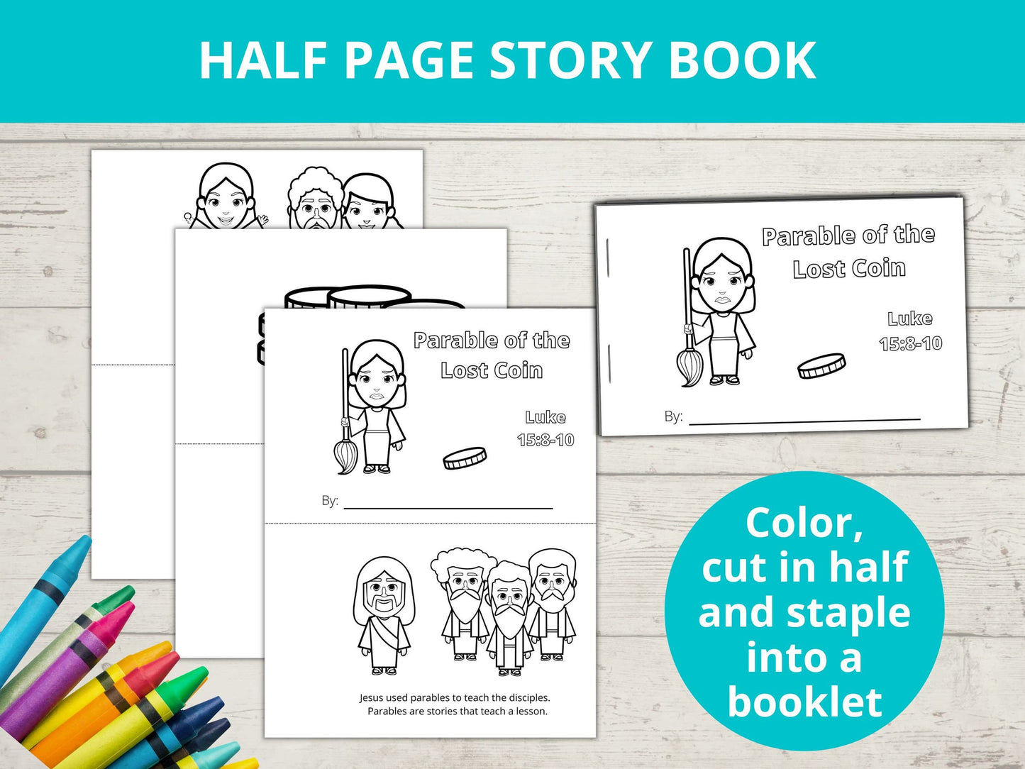 Parable of Lost Coin Printable Activity Pack